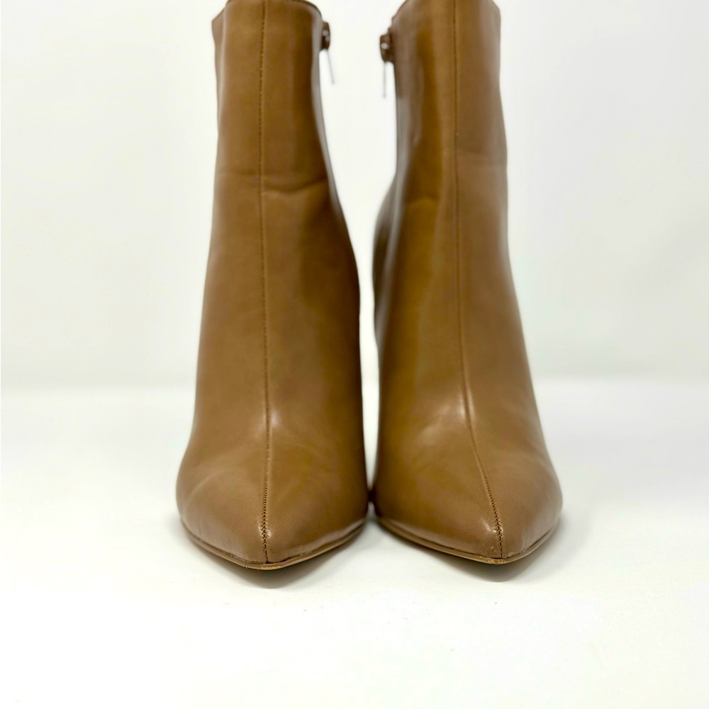 Charles by Charles David | Size 9 | Taupe Faux Leather | Pointed Toe Booties